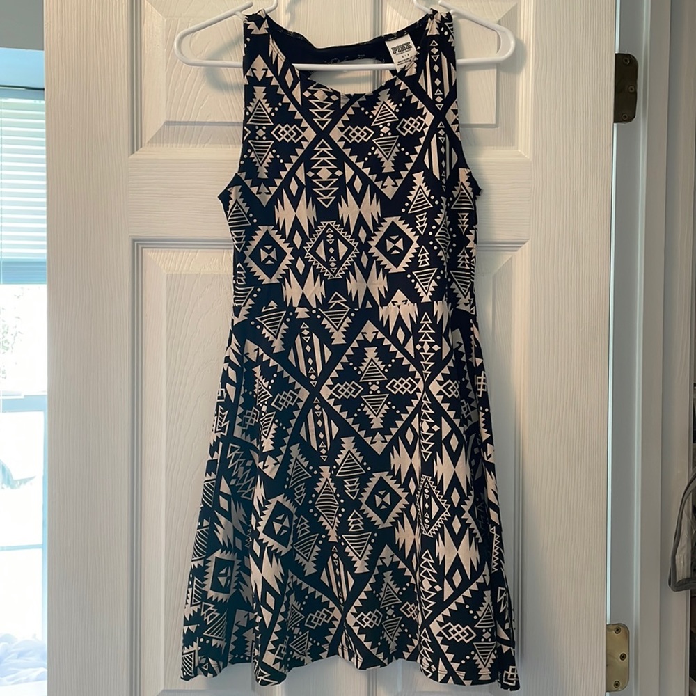 Black and white PINK dress